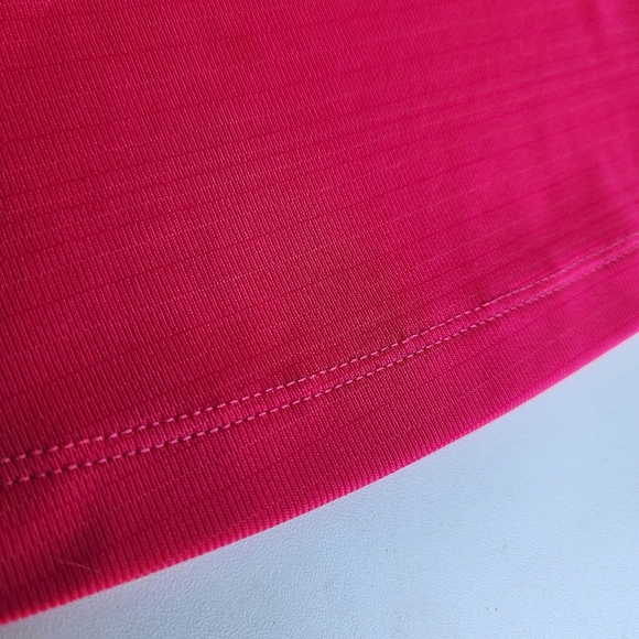 Columbia Dress Easy Does It Sleeveless Drawstring Waist Hot Pink Stretch XL - Picture 10 of 13